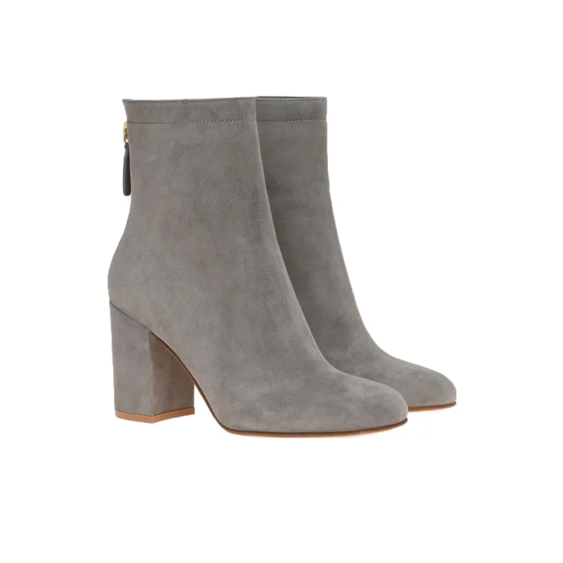 GIANVITO ROSSI Bellamy Ankle Boots Women's Gray-2