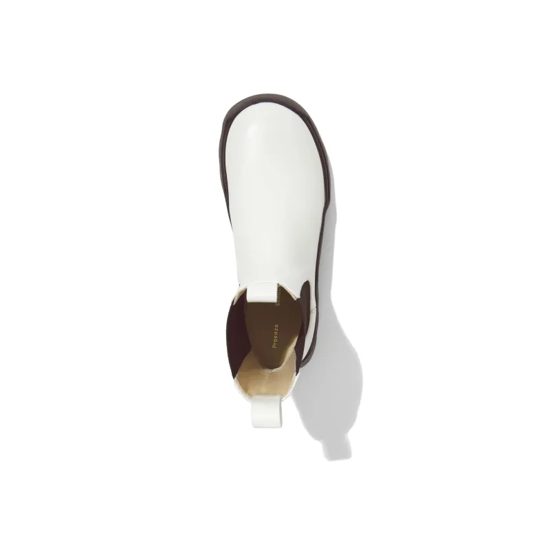 PROENZA SCHOULER Short Chelsea Boots Women's White-4
