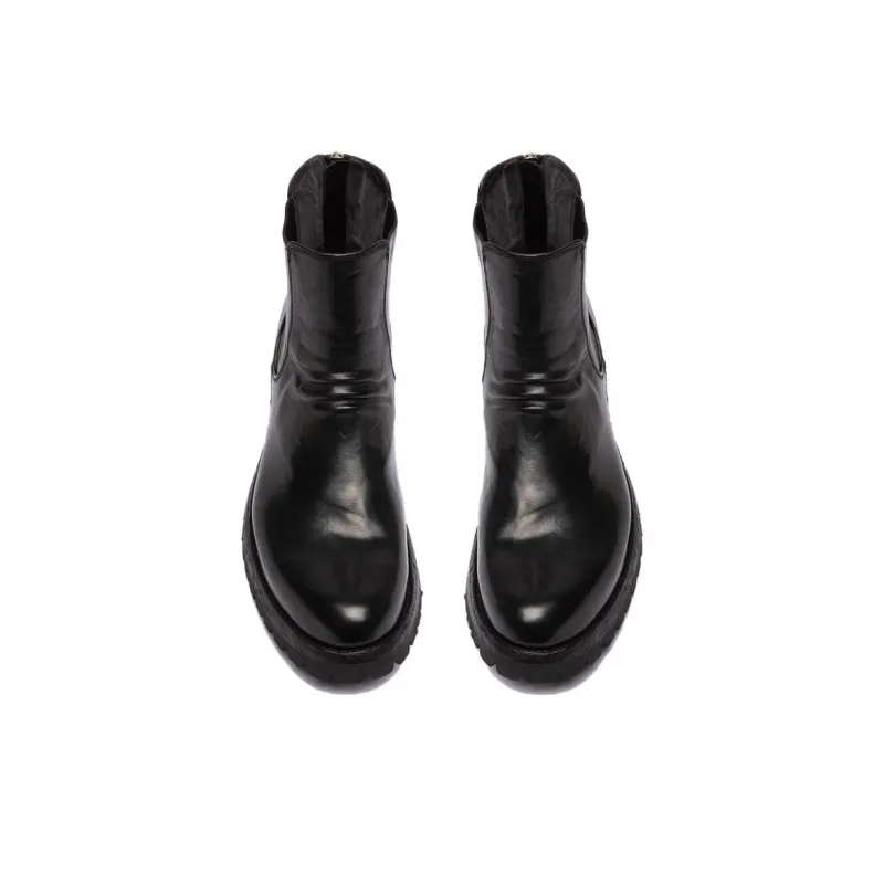 Officine Creative Ikonic Short Chelsea Boots Men's Black-2