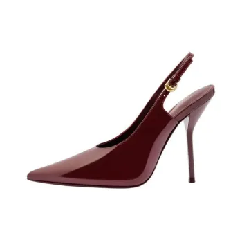 ALTUZARRA x Larroude Slim Heel High Heels 10.5cm Women's Burgundy