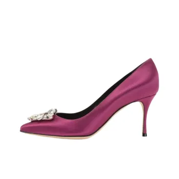 SERGIO ROSSI Godiva Slim Heel High Heels 7.5cm Women's Bright Purple