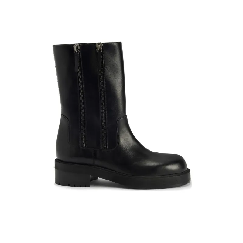 Giuseppe Zanotti Faustus Leather Mid calf Boots-1