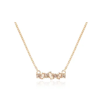 Givenchy Metal, Crystal Necklaces Women's Rose Gold