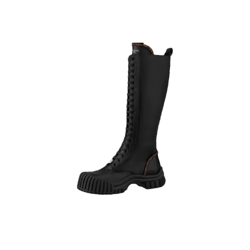 LOUIS VUITTON Ruby Flat Ranger Knee Boots 'Black' Women's