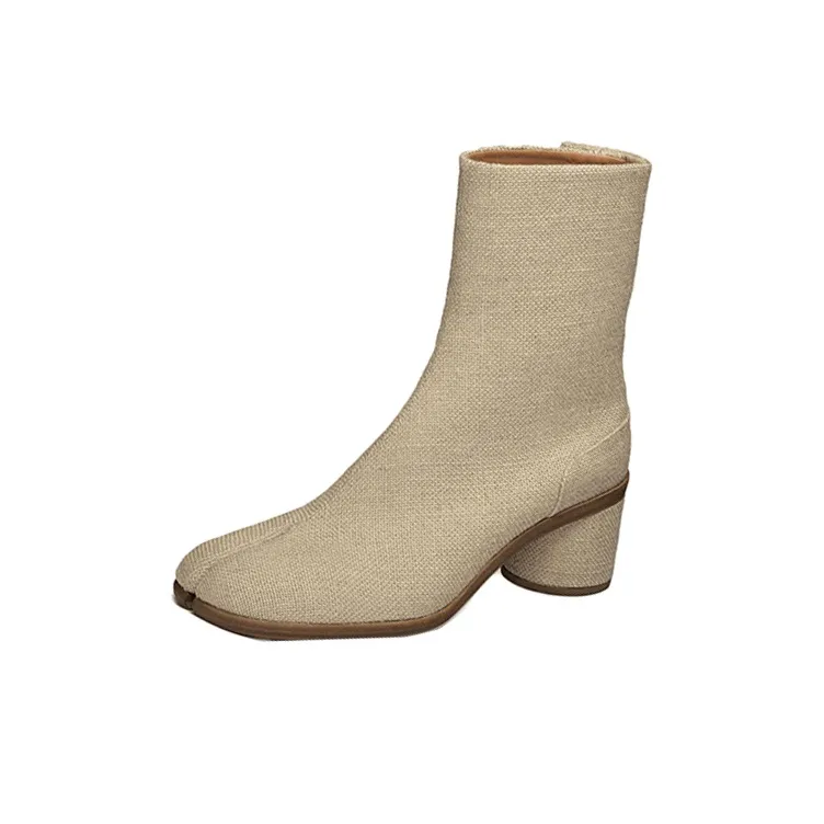 Maison Margiela Tabi Fashion Ankle Boots Men's White-0