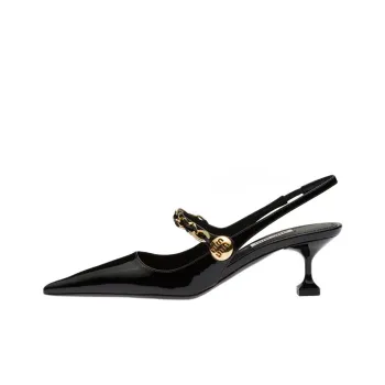 MIU MIU Slim Heel High Heels 5.5cm Women's Black