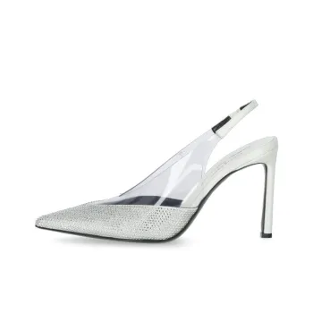 SERGIO ROSSI Slim Heel High Heels Women's Silver