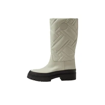HERMES Fuji Knee high Boots Women's Beige