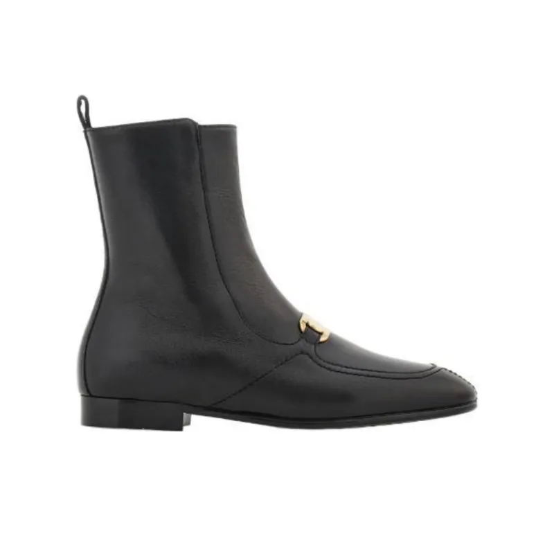 FERRAGAMO Vara Ankle Boots Women's Black-1