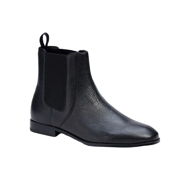 COACH Short Chelsea Boots Men's Black-1