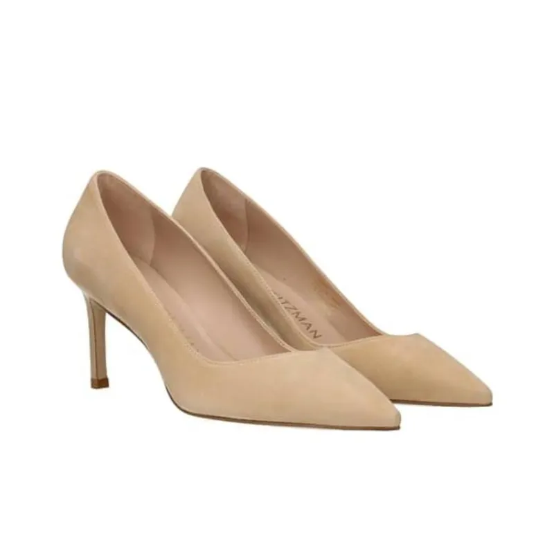 Stuart Weitzman/SW Slim Heel High Heels 7cm Women's Beige-1