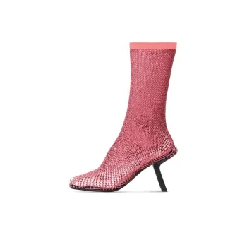 Balenciaga Mid-Calf Boots 8cm Women's Pink