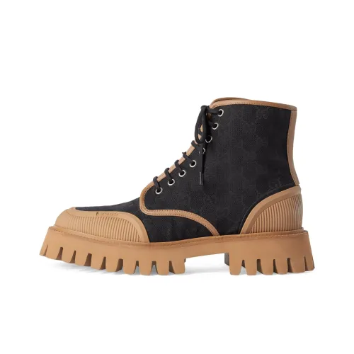 GUCCI Monogram Ankle Boots