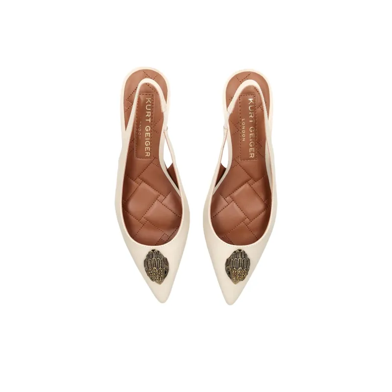 Kurt Geiger London Slim Heel High Heels 6cm Women's White-3