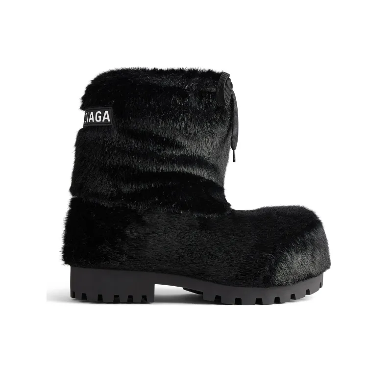 Balenciaga Alaska Low Faux fur Boots-1