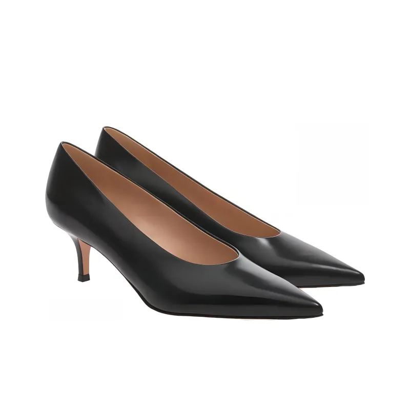 GIANVITO ROSSI Robbie 55mm Leather Pumps-2