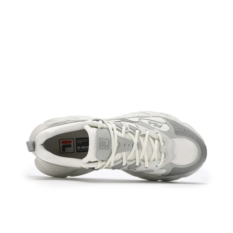 FILA Fern2 Fern Sneakers 2 Abrasion Resistant Low Top Casual Shoes Men's White Gray-2
