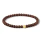 [Beaded]4mm Golden Sandalwood