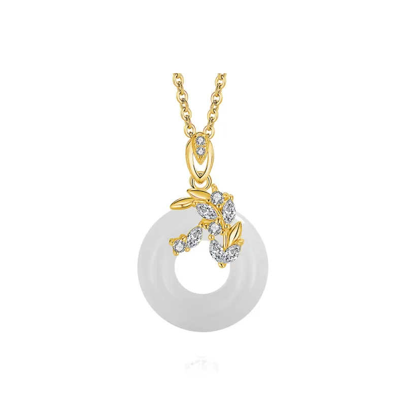 ZOKS S925 Silver Necklaces Women's-4