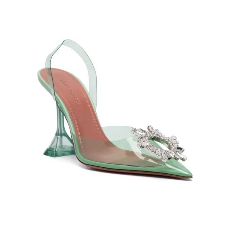 AMINA MUADDI Begum 90mm Slingback Pumps-2