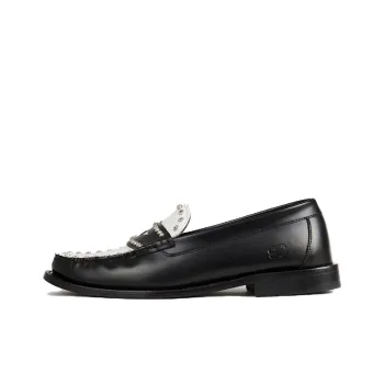 Sandro Loafers Women's Black White