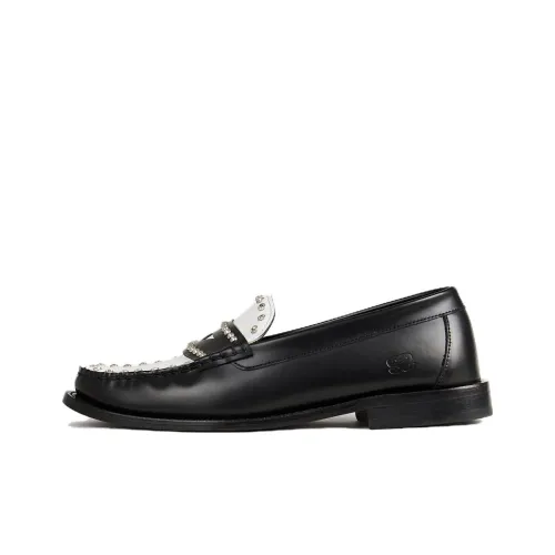 Sandro Loafers Women's Black White