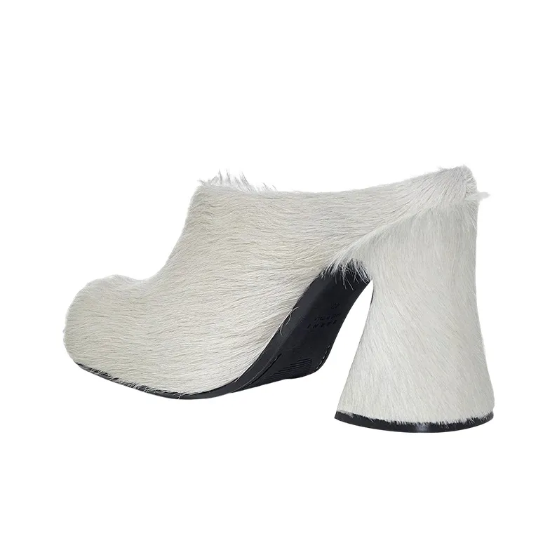 MARNI Textured 115mm Mules-3