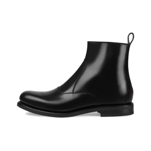GUCCI Bee Detailed Chelsea Boots