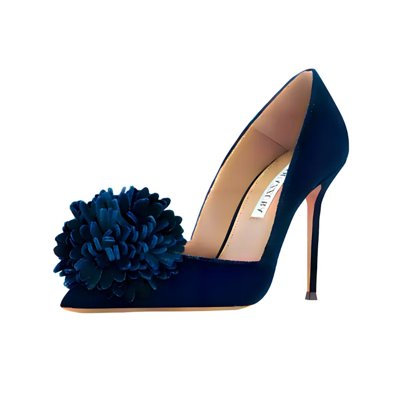 AQUAZZURA Couturier Slim Heel High Heels 10.5cm Women's Blue-2