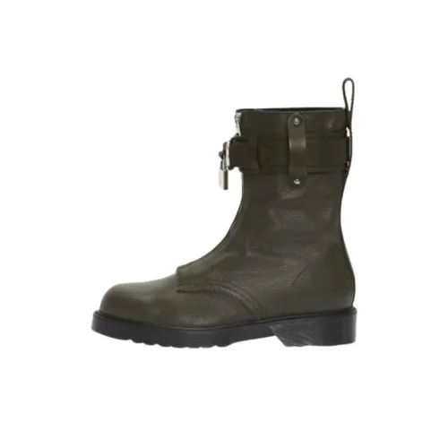 JW Anderson Padlock Ankle boots PVC Men's Green