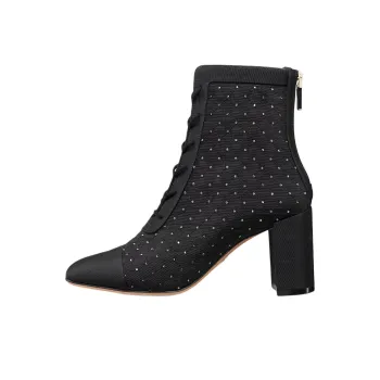 DIOR Naughtily D Ankle Boots 8cm Women's Black