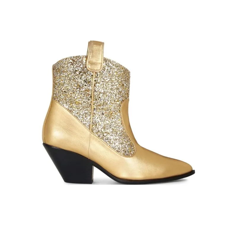 Giuseppe Zanotti Elna Glittery Cowboy Boots-1