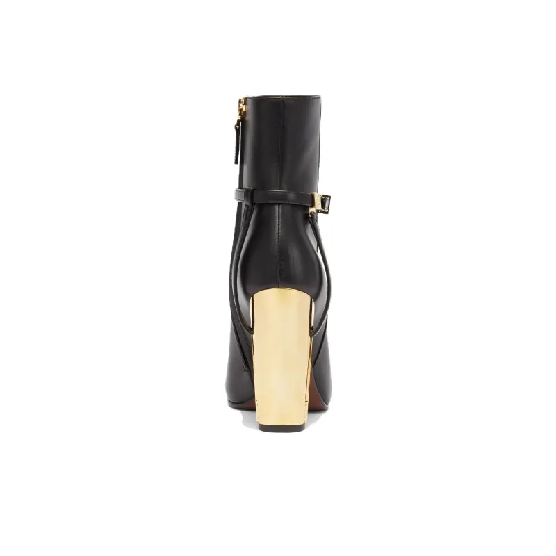 FENDI Delfina Buckle Detailed Boots Women's-4