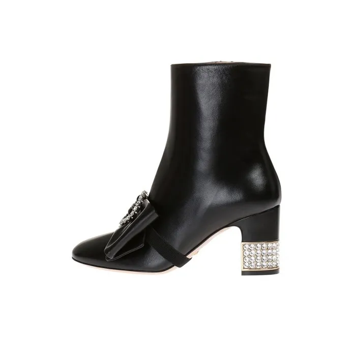 GUCCI Ankle Boots Women's Black-0