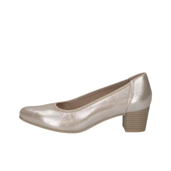 CAPRICE Tatiana Chunky Heel High Heels 4.8cm Women's Gold