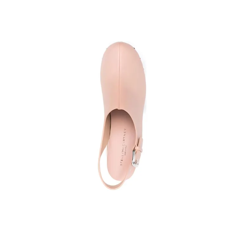 Stella McCartney Elyse Wedge Heel Casual Single Shoes Women's Pink-4