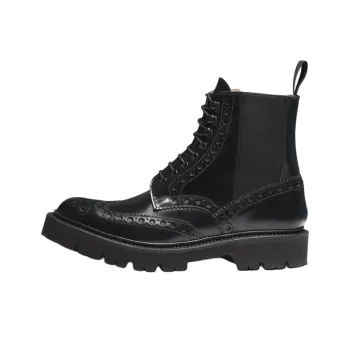 GRENSON Fred Short Chelsea Boots Men's Black