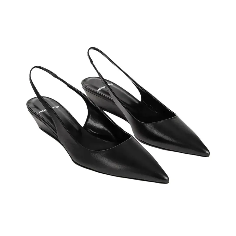 PIERRE HARDY Amber Wedge Heel High Heels 3.5cm Women's Black-2