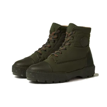 HERMES Fresh Ankle Boots Men's Forest Green
