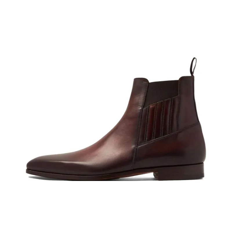 Magnanni Leather Chelsea Boots-0