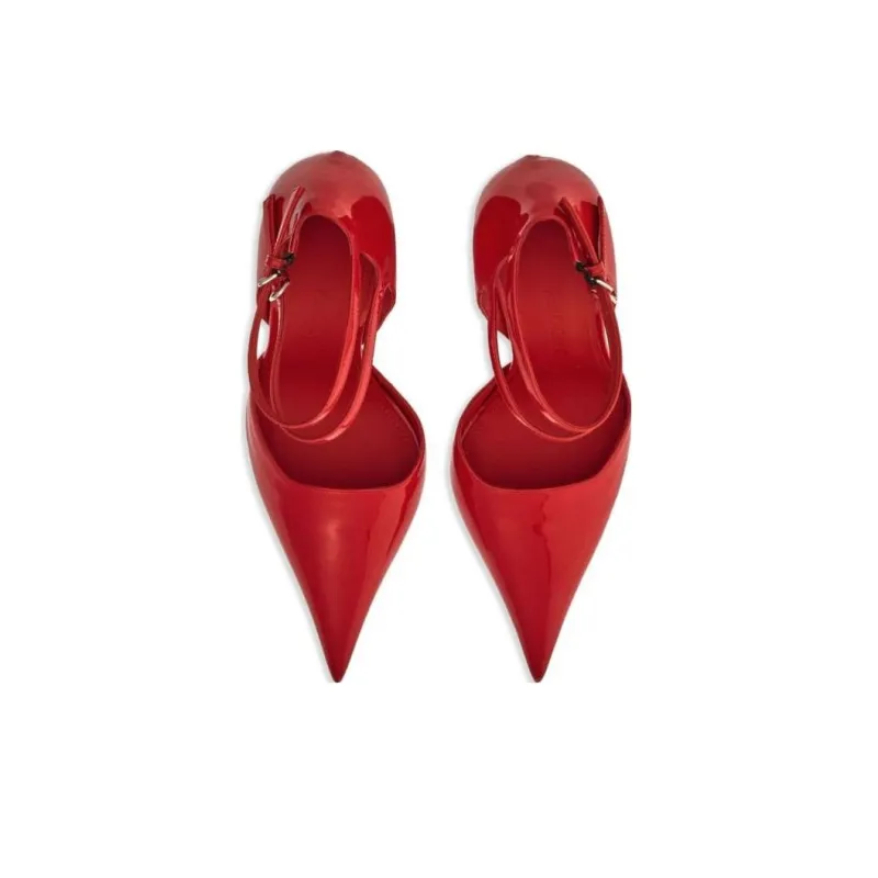 FERRAGAMO 105mm Pointed-toe High-wedge Sandals-3