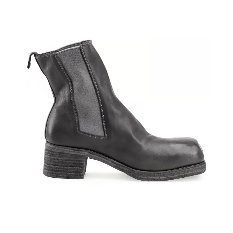 GUIDI Crew Chelsea Boots Unisex Gray-1