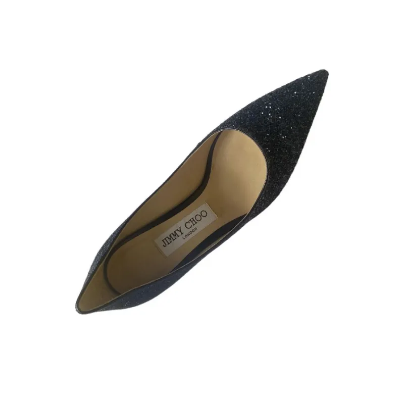 Jimmy Choo Slim Heel High Heels 6.5cm Women's Marine Blue-3