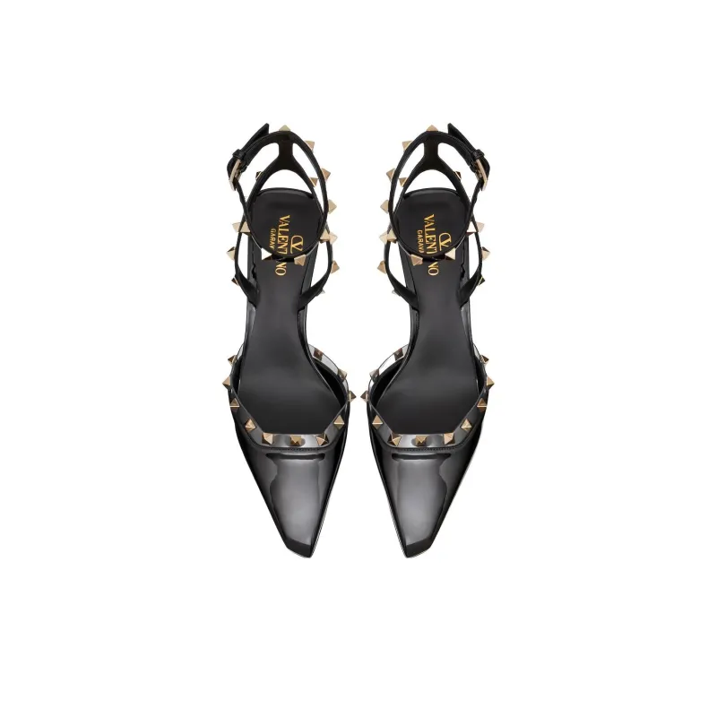 Valentino Garavani Rockstud Couture 50mm Leather Pumps-3
