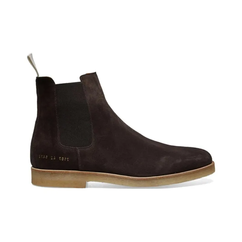 COMMON PROJECTS Chelsea Boots Men Brown-1