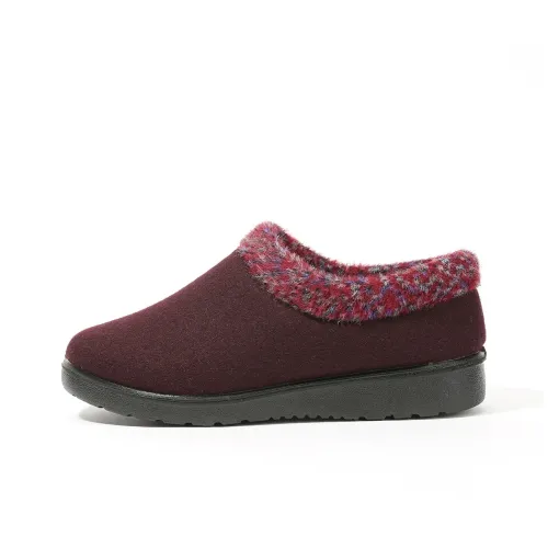 Old Meihua Casual Single Shoes Women's Fuchsia