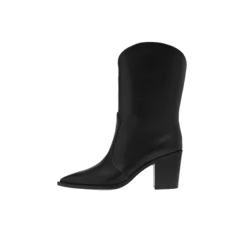 GIANVITO ROSSI Pointed Leather Boots