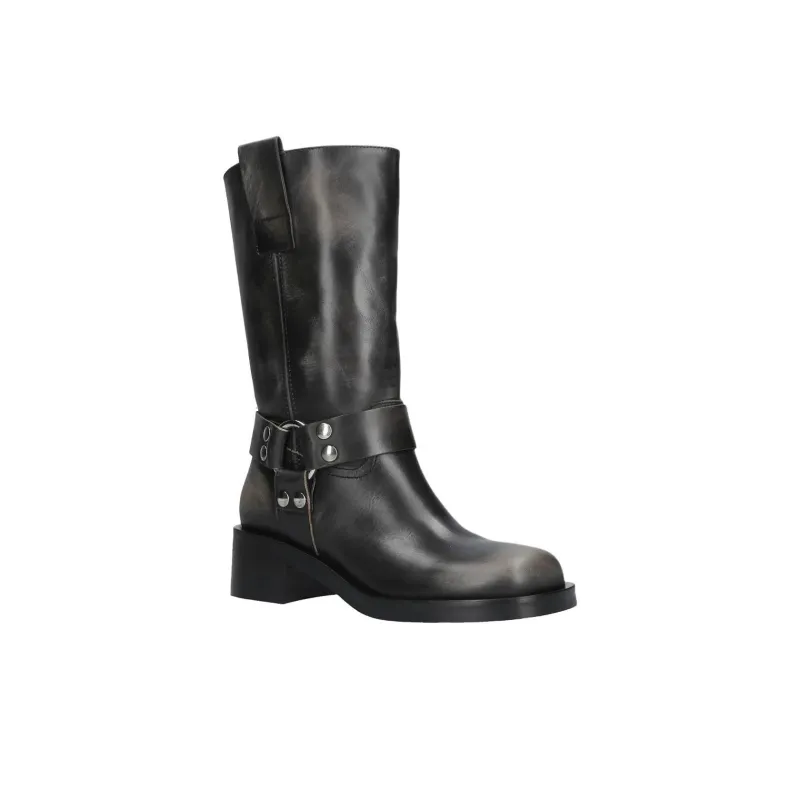 STRATEGIA Ankle Boots 5cm Women's Black-3