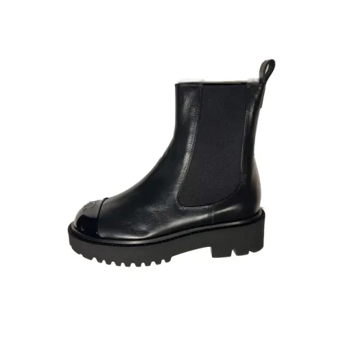 CHANEL Chelsea Boots Women's Black
