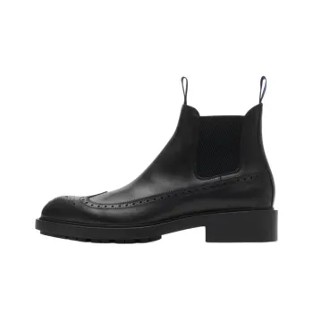 Burberry Loch Ankle Length Chelsea Boots Men's Black